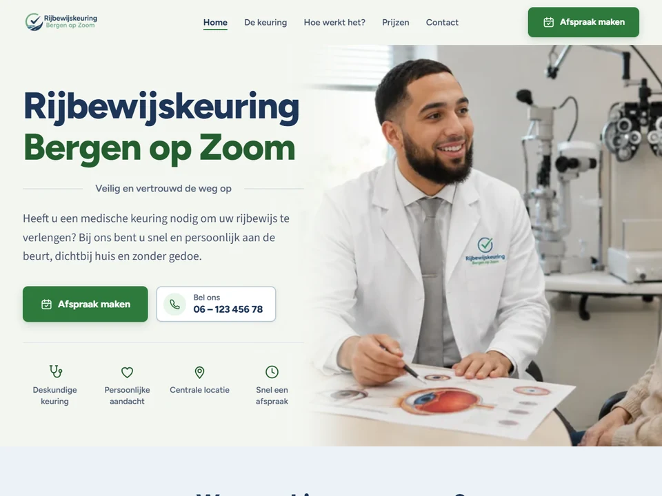 Rijbewijskeuring Bergen op Zoom